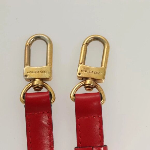 LOUIS VUITTON Epi Adjustable Shoulder Strap 36.6""-43.3"" Red LV Auth 115298 - Picture 6 of 7